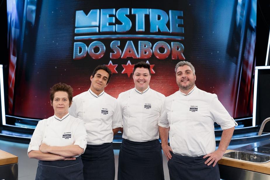 Os quatro finalistas da segunda temporada do 'Mestre do Sabor', na Globo